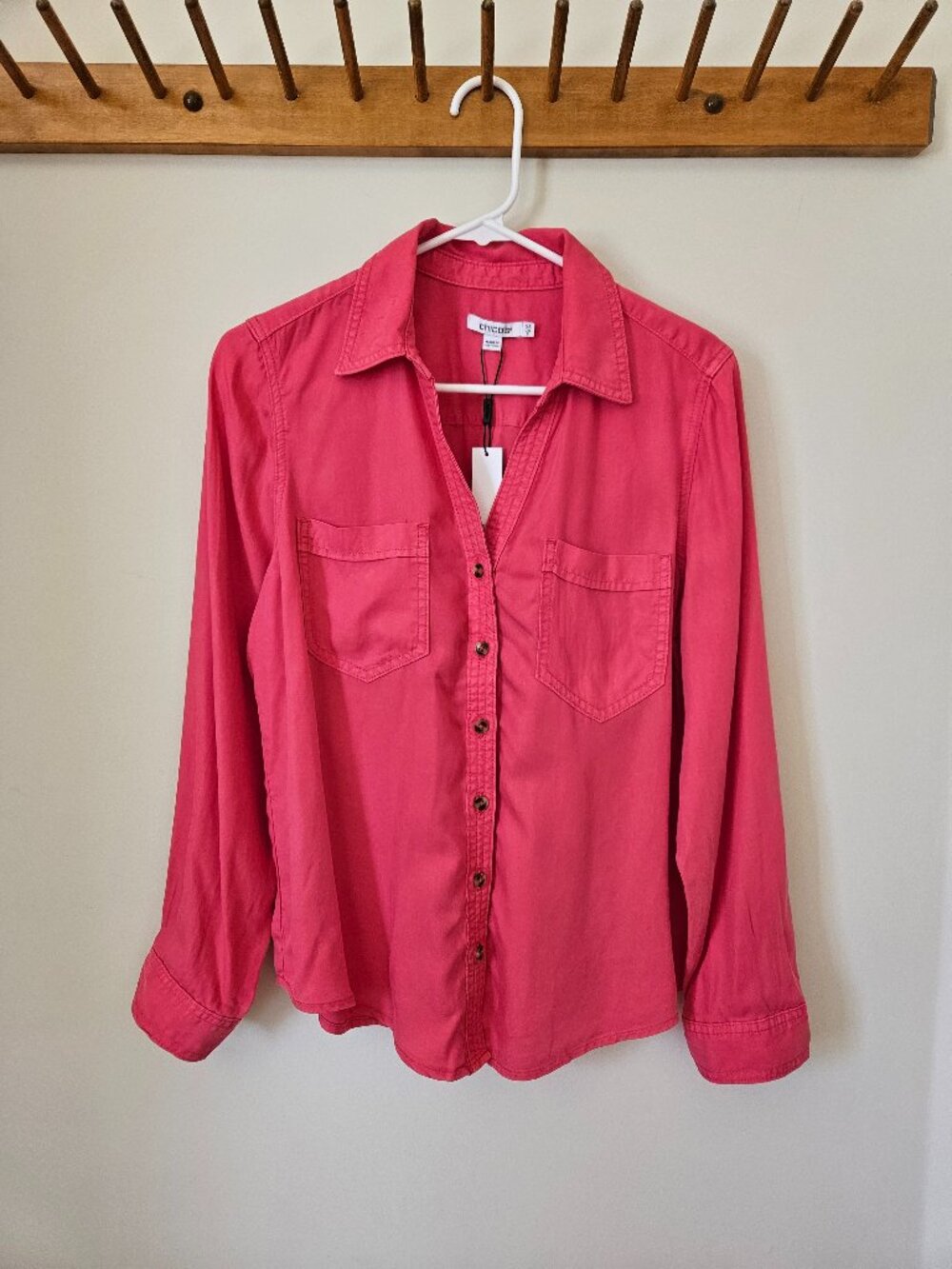 NWT Chico's "Dried Roses" Blouse - Size 6
